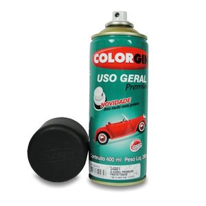 TINTA SPRAY PARA USO GERAL COLORGIN PRETO-FOSCO